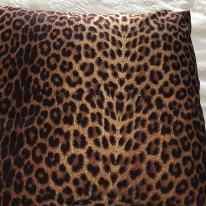 Leopard throw pillow to complete your home decor